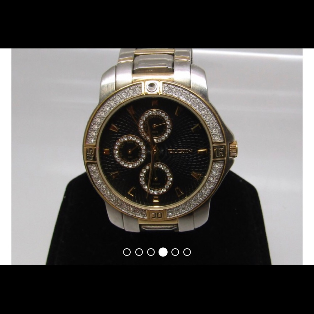 Elgin Men Watch FG173 Japan Mvt Water Resistant!